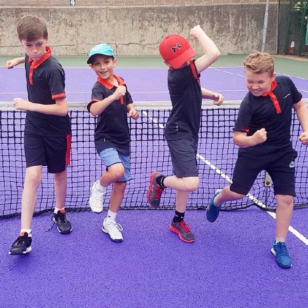 How to book tennis for kids in Burton