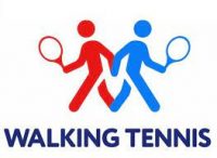 walking tennis logo